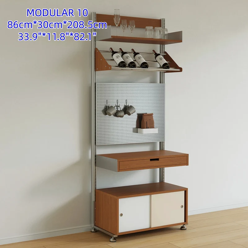 Bohrfreies modulares Regalsystem aus Aluminiumlegierung, Modul 10