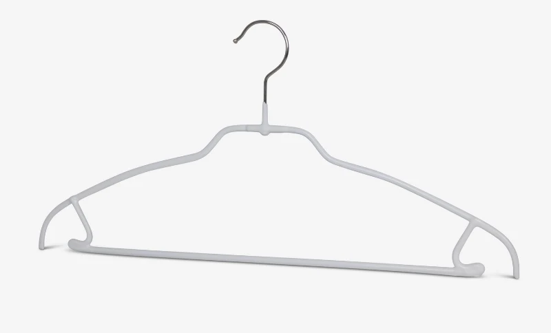 Platzsparender Kleiderbügel Silhouette Light mit Rockhaken