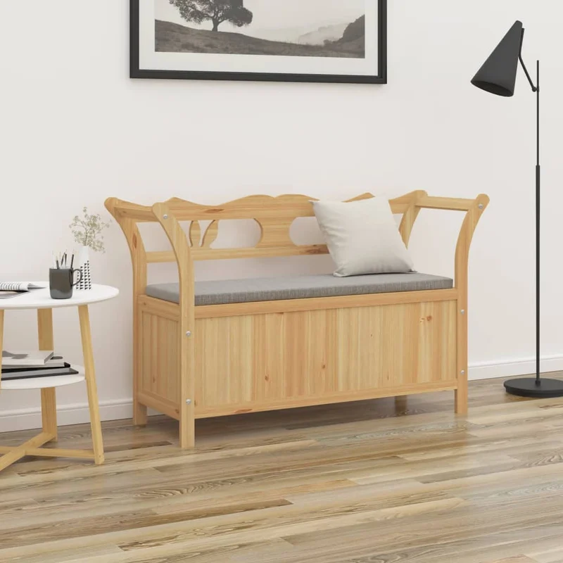 vidaXL - Sitzbank, 107x45x75,5 cm Massivholz Tanne