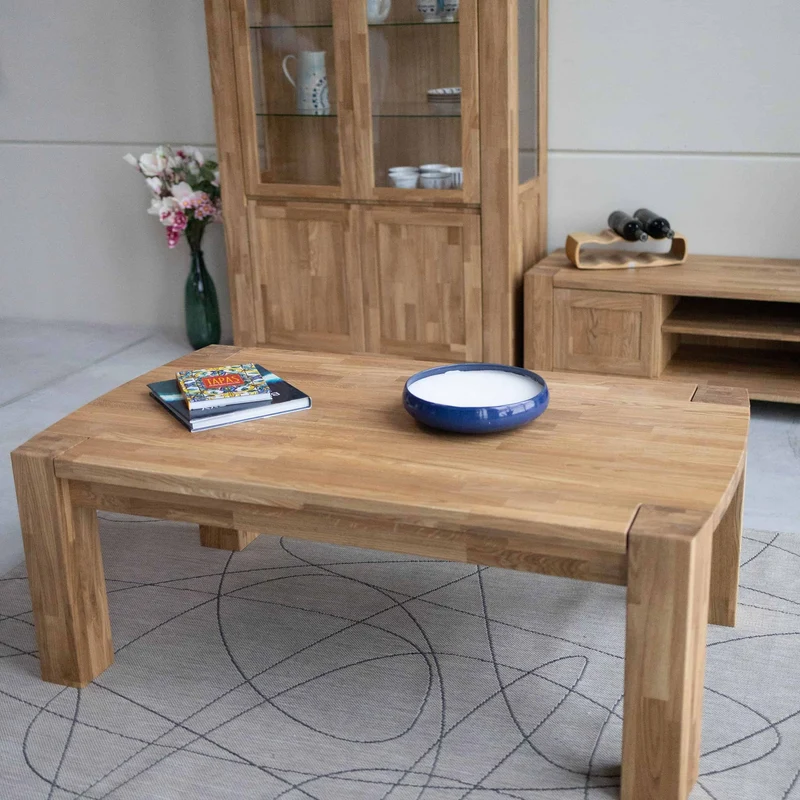 Couchtisch aus massiver Eiche BALDER | NordicStory