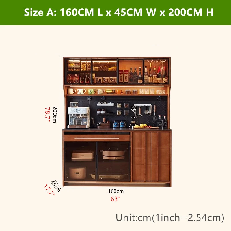 Moderner multifunktionaler Buxus-Buchsbaum-Sideboardschrank