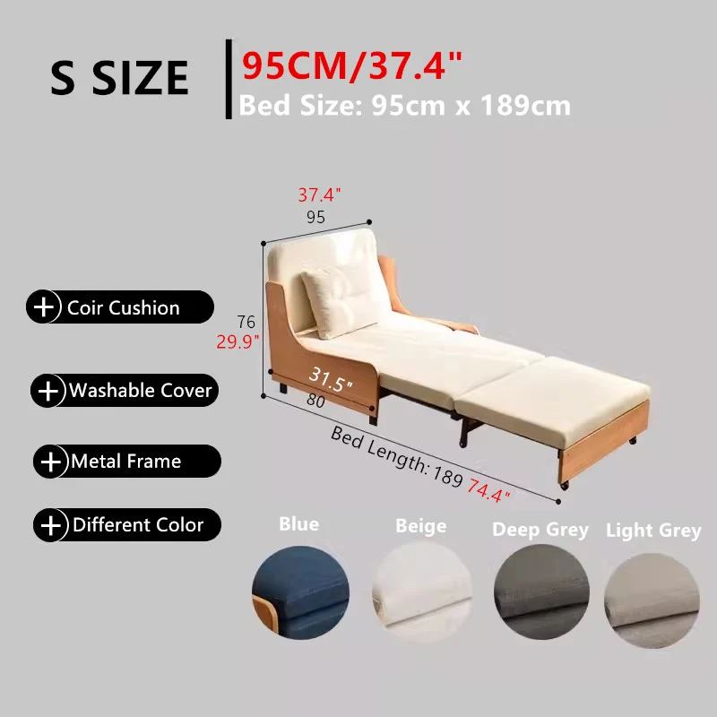 Modernes, minimalistisches Schlafsofa