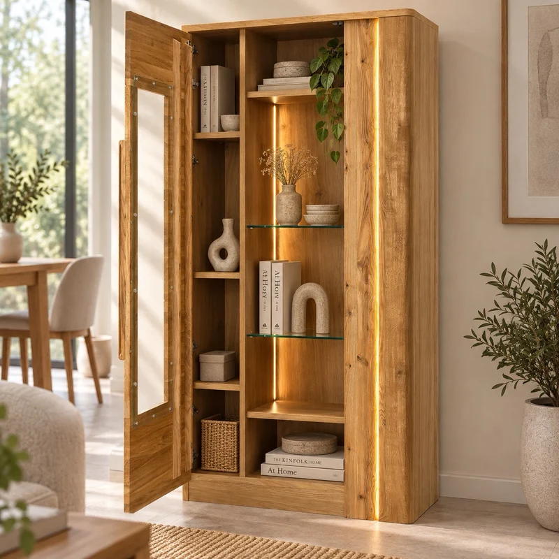 Vitrine aus Eichenholz LONDRES 12 | LoftStory