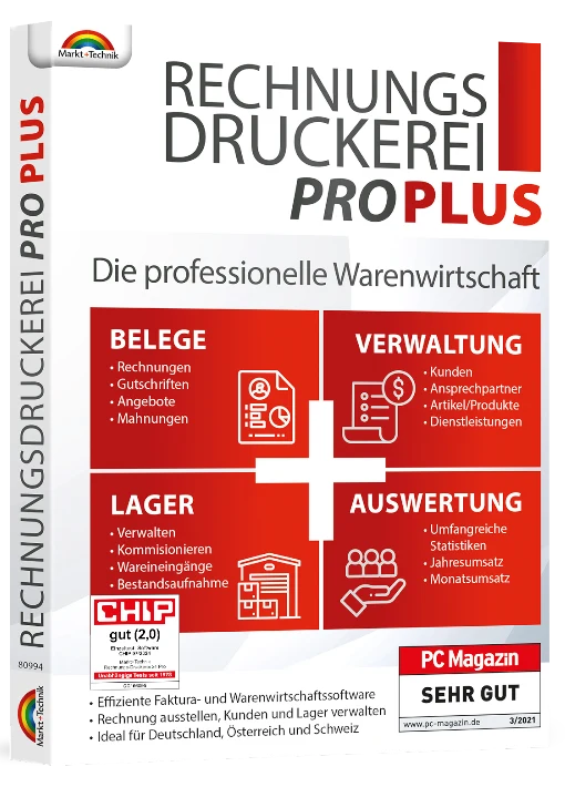 Rechnungs-Druckerei 2026 Pro Plus
