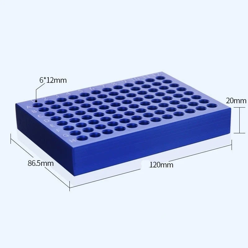 Aluminium-Kühlregal für 0.2 ml bis 50 ml Fläschchen