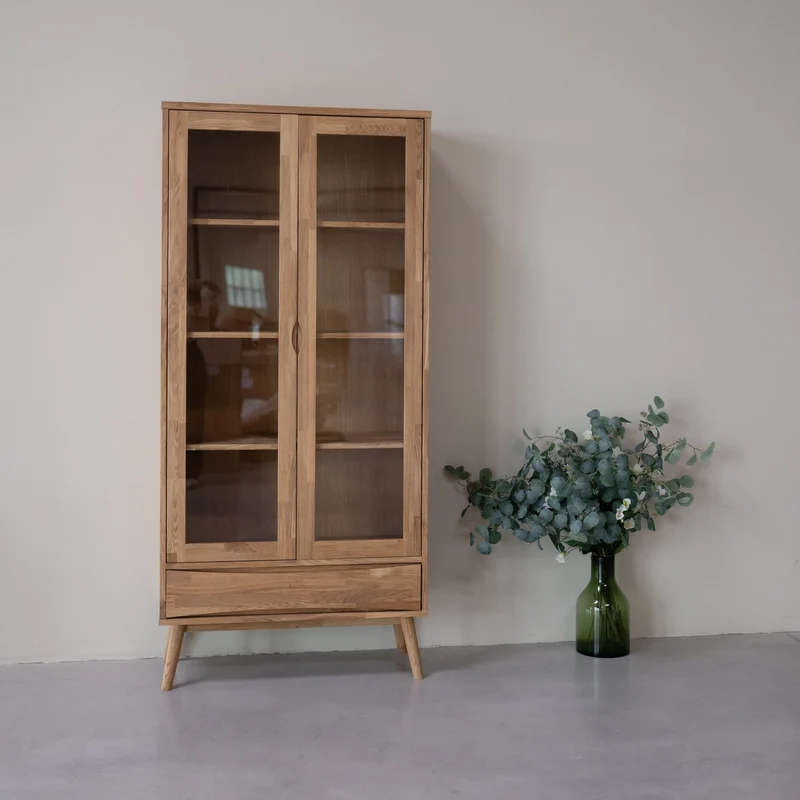 Vitrine aus Eichenholz MALMO | NordicStory