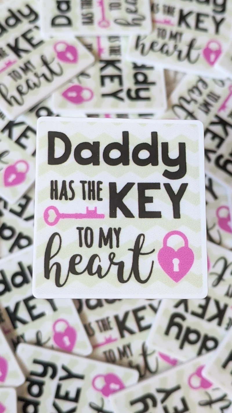 Daddy is the Key to my Heart Plannar