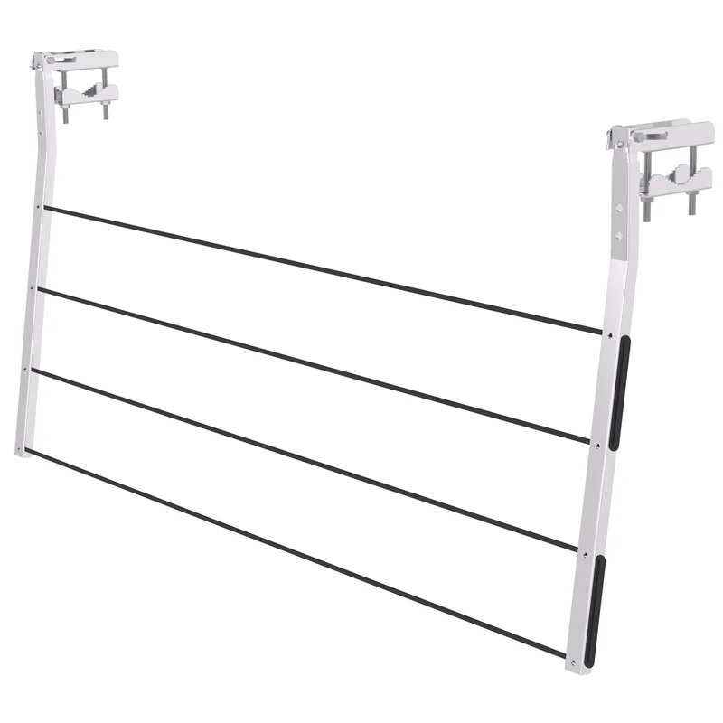 Colombo BALCONY – Balkonhalterungen für Wäscheleinen, 3 Positionen, bis 15 kg, verzinkter Stahl, Made in Italy