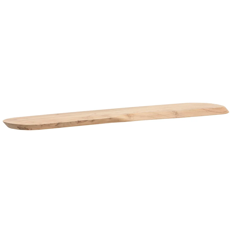 Wandregal Akazie Massivholz 100 cm mit schwebender Optik für Wände