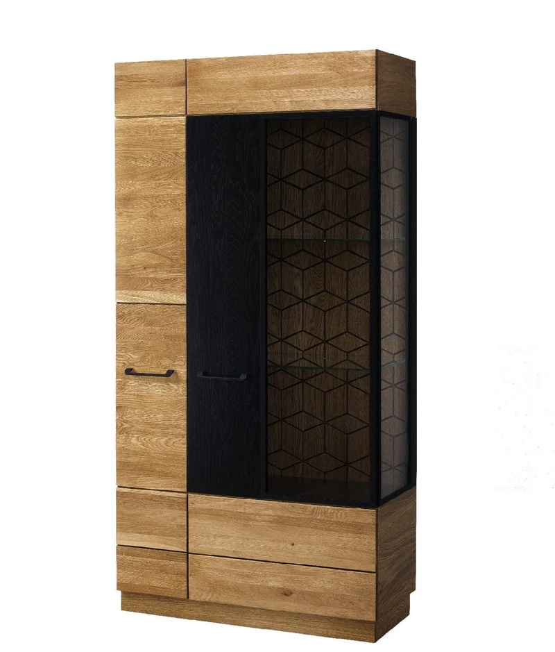 Vitrine aus Eichenholz MOZAIK 12 | LoftStory