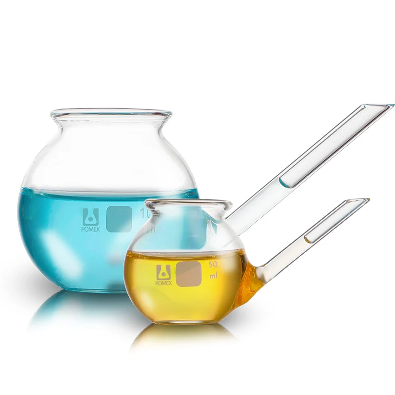 Wiegeflasche aus Glas für Flüssigkeiten