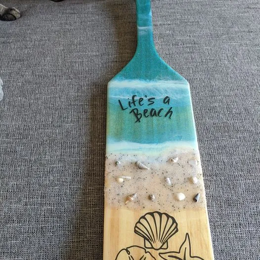 Beach Paddle Wall Decor
