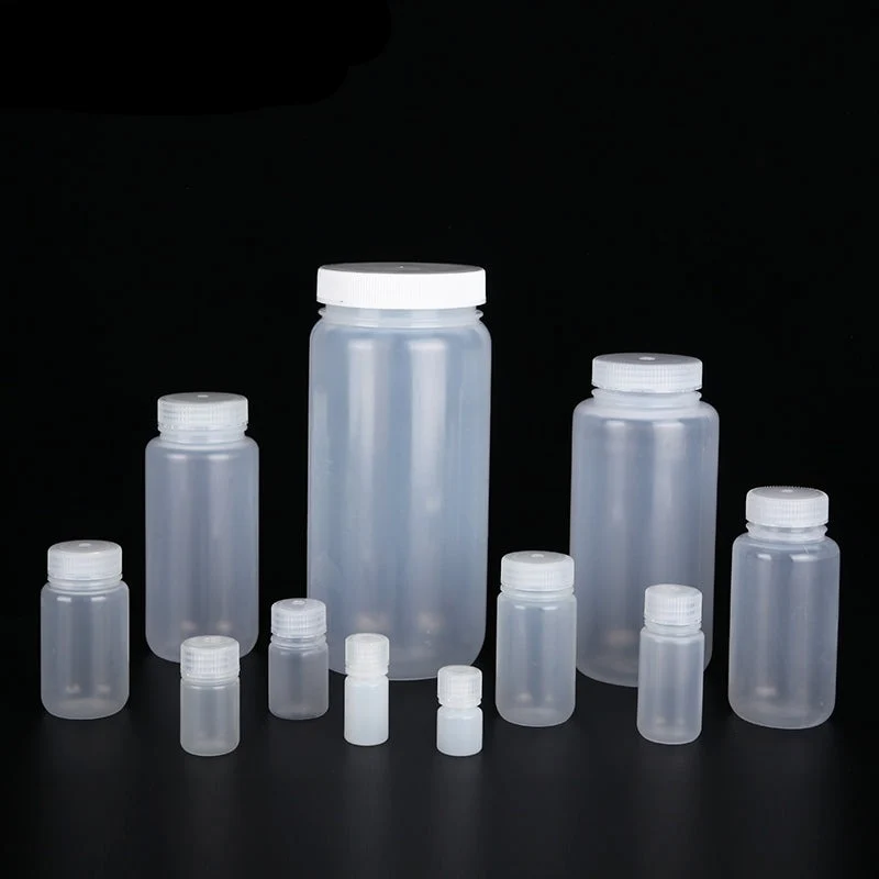 Weithalsflaschen mit Schraubverschluss, Kunststoff PP, Fassungsvermögen 8 ml bis 2.000 ml