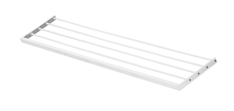 Trocknungsgestell PELLIKANO, Bleche optional, 6,5 mt Wäscheleine, Kombination mit 600 - 602 - 606 - 999. - Farbe weiß