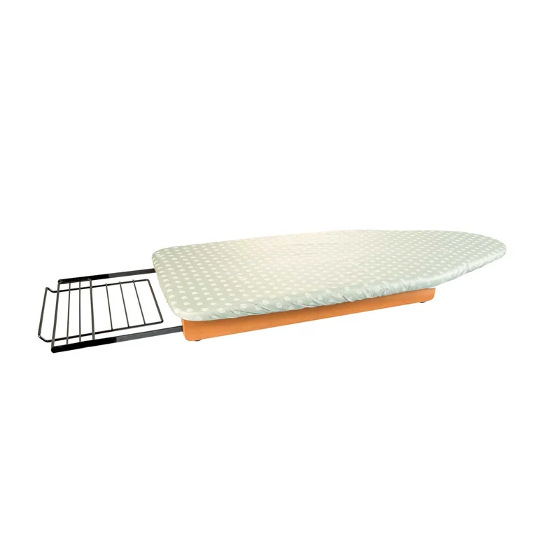 Bügeltisch STIROPRATICO, Tisch-Bügeltisch, verschiebbare Bügeleisenablage, Arbeitsfläche 108 x 45 cm. - Farbe Kirsche