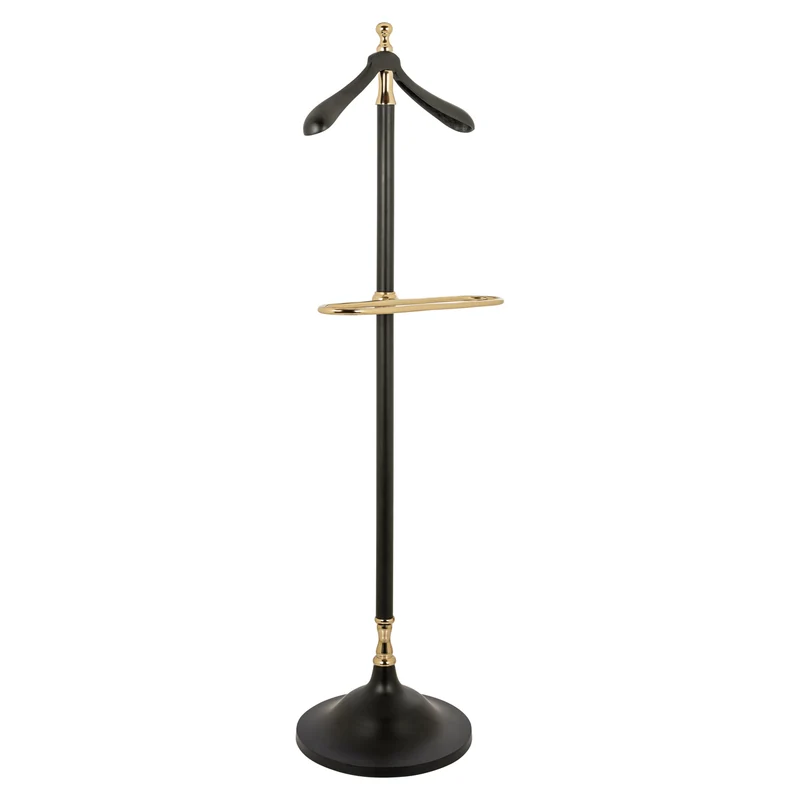 Garderobe Balley black – schlanker Kleiderständer aus Metall