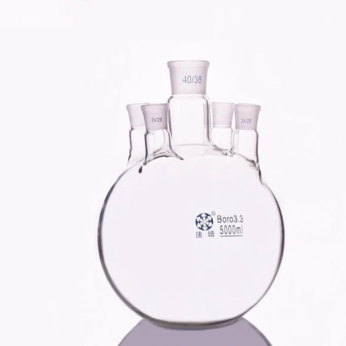 Fünfhals Stehkolben, Kapazität 10.000 bis 50.000 ml