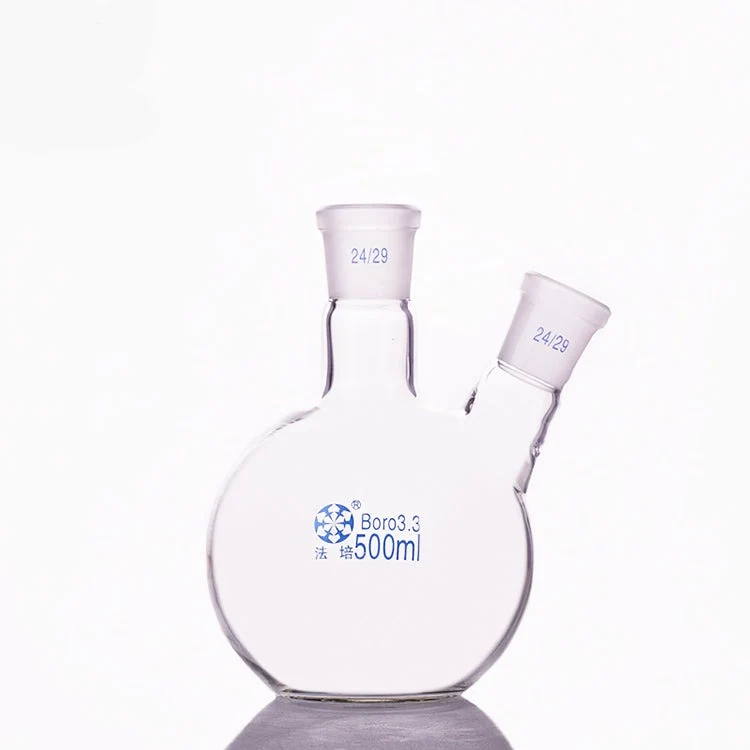 Doppelhals-Stehkolben, abgeschrägte Seitenhälse, 250 ml bis 5.000 ml