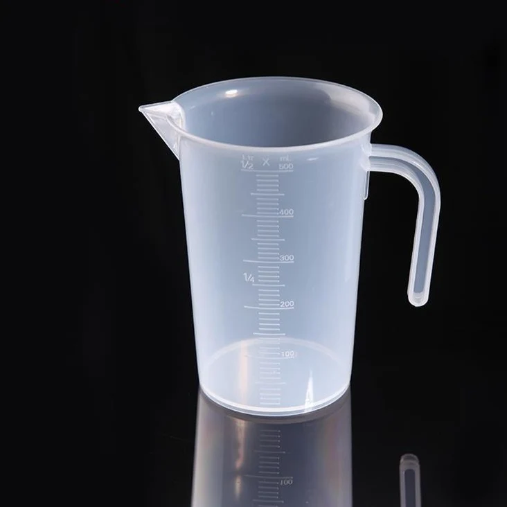 Messbecher aus Kunststoff mit Henkel, Fassungsvermögen 250 bis 2.000 ml