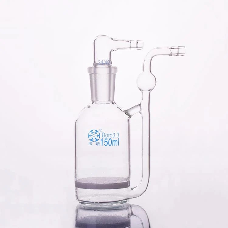 Gaswasch- und Trockenflasche mit Frittenscheibe