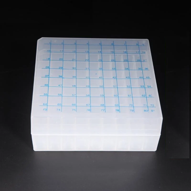 Kryo-Aufbewahrungsbox für 2 ml Kryo-Fläschchen, Schlitze 81-100