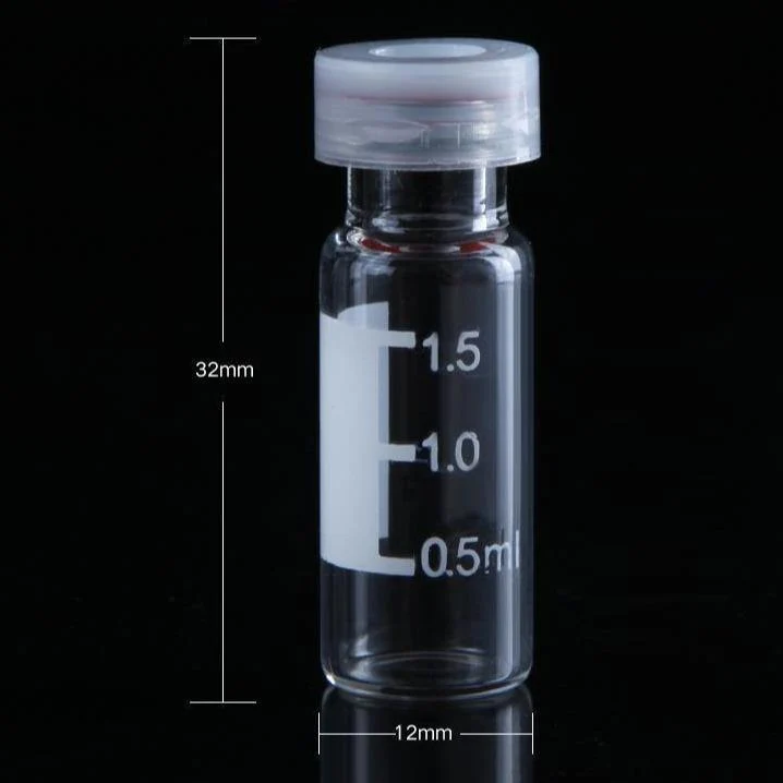 100 stk/pack, Probenfläschche mit Schnappring und Kappe, 2 ml bis 4 ml