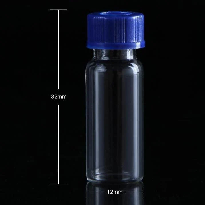 100 stk/pack, Probenfläschche mit Gewinde und Schraubkappen, 2 ml bis 4 ml