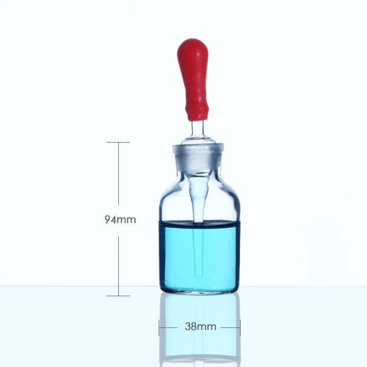 Tropfflasche mit Pipette, Klarglas, 30 ml bis 125 ml
