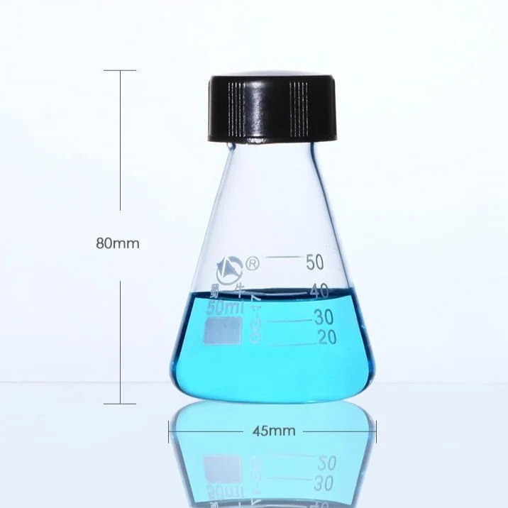 Erlenmeyerkolben mit Schraubverschluss, 50 ml bis 1.000 ml