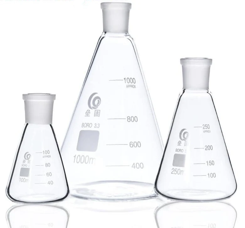 Erlenmeyerkolben mit Normschliff, 25 ml bis 10.000 ml