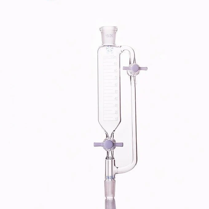 Tropftrichter mit PTFE-Hahn auf Druckausgleich, mit Teilung, 50 ml bis 1.000 ml