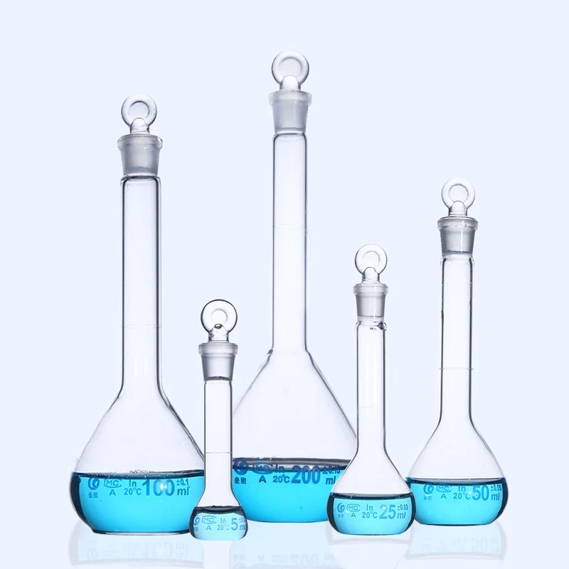 Messkolben, Klasse A, Klarglas, 5 ml bis 2.000 ml