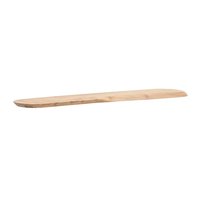 Wandregal Akazie 120 cm Massivholz, schwebendes Hängeregal