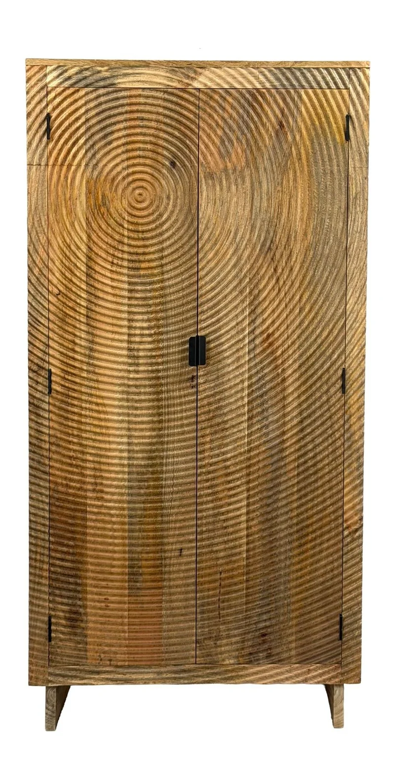 Massivholzschrank Mango 180cm, Kleiderschrank im Landhaus-Design