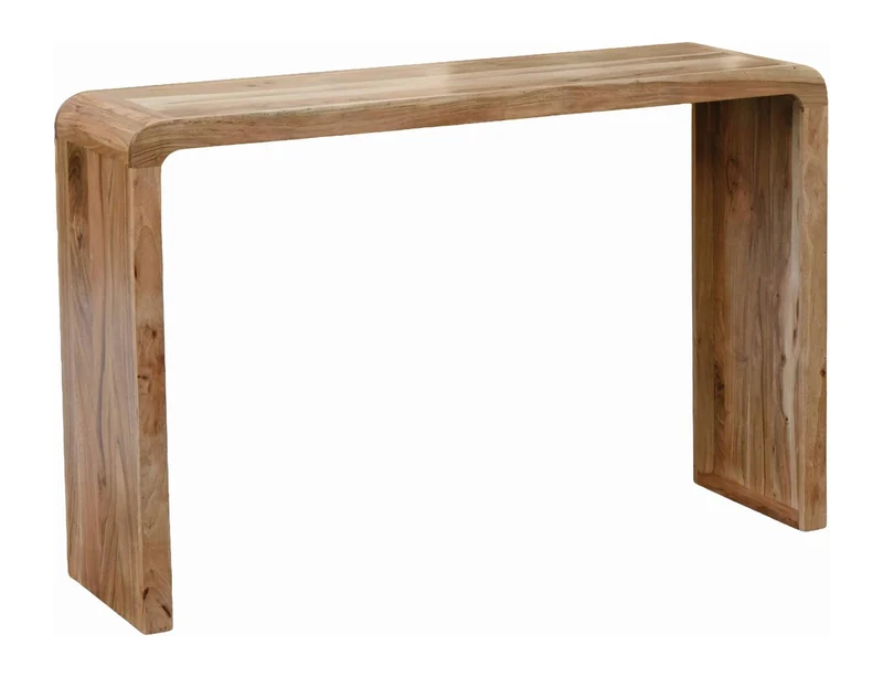 Konsolentisch Akazie Massivholz 120 cm, schmaler Flurtisch