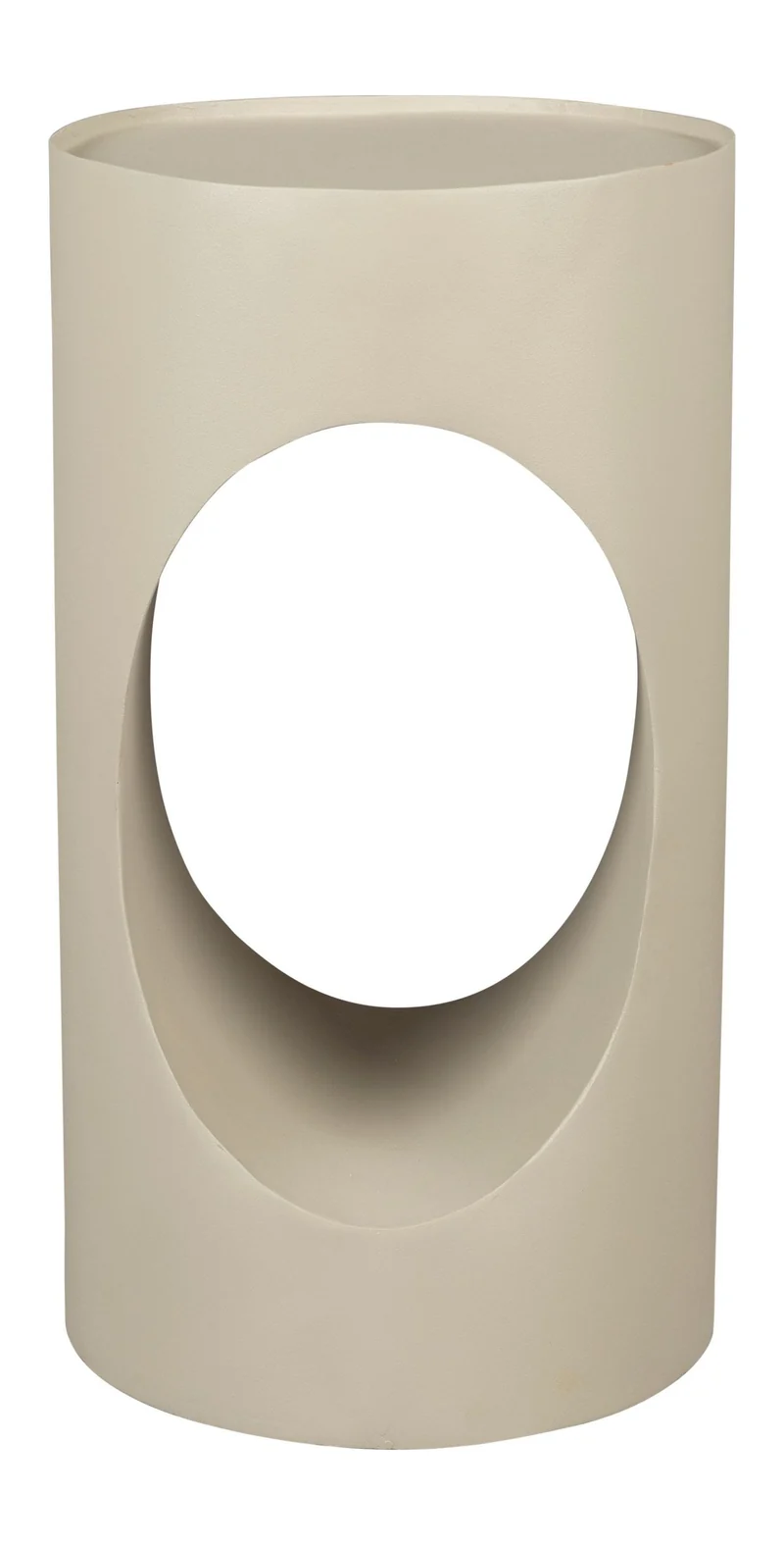 Beistelltisch Sai Dutchbone in Sand mit rundem Design aus Metall