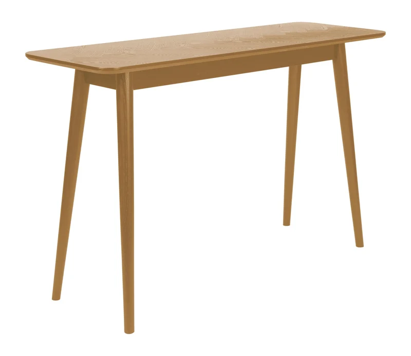 Konsolentisch Fabio 120x40 cm Eichenfurnier mit Fischgrätmuster, Natur