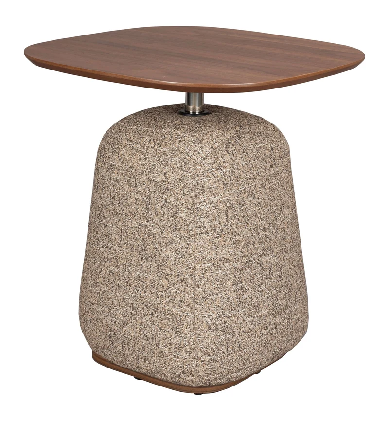 Beistelltisch Shelly Cinnamon aus MDF von Dutchbone für Wohnzimmer