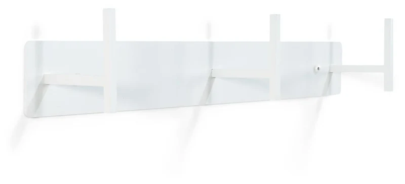 Spinder CHAPMAN 3 Stahl-Garderobe, skandinavisch, Schwarz / Weiß