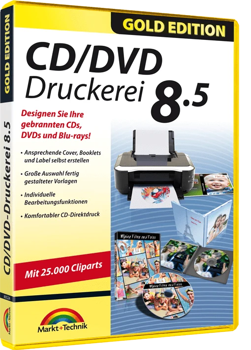 CD/DVD Druckerei 8.5