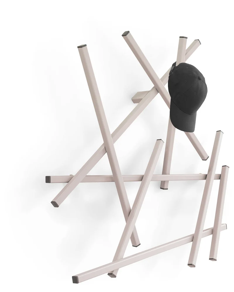 Spinder Garderobe Matches XS Stahl Silky Taupe Minimalistisch Modern