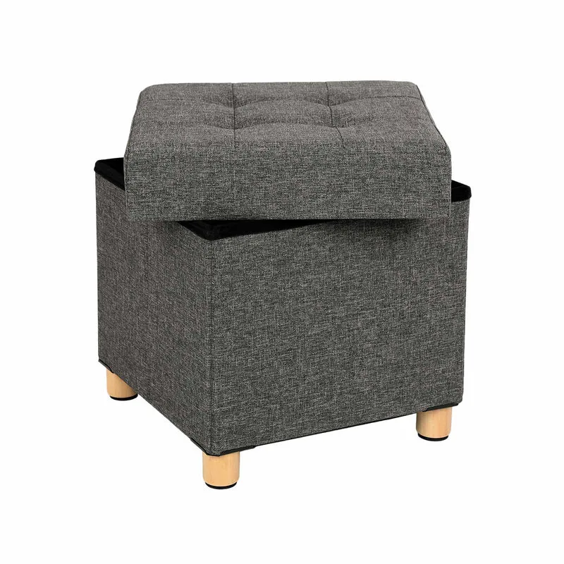 Sitzhocker mit Deckel und Stauraum