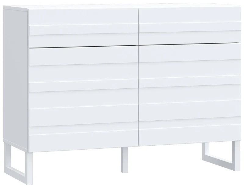 Sideboard Komode BRETANIA mit 2 Türen Weiß oder Salbei
