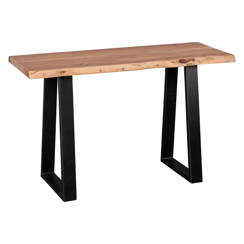 Konsolentisch GAYA 120cm Akazie Massivholz Landhausstil Baumkante