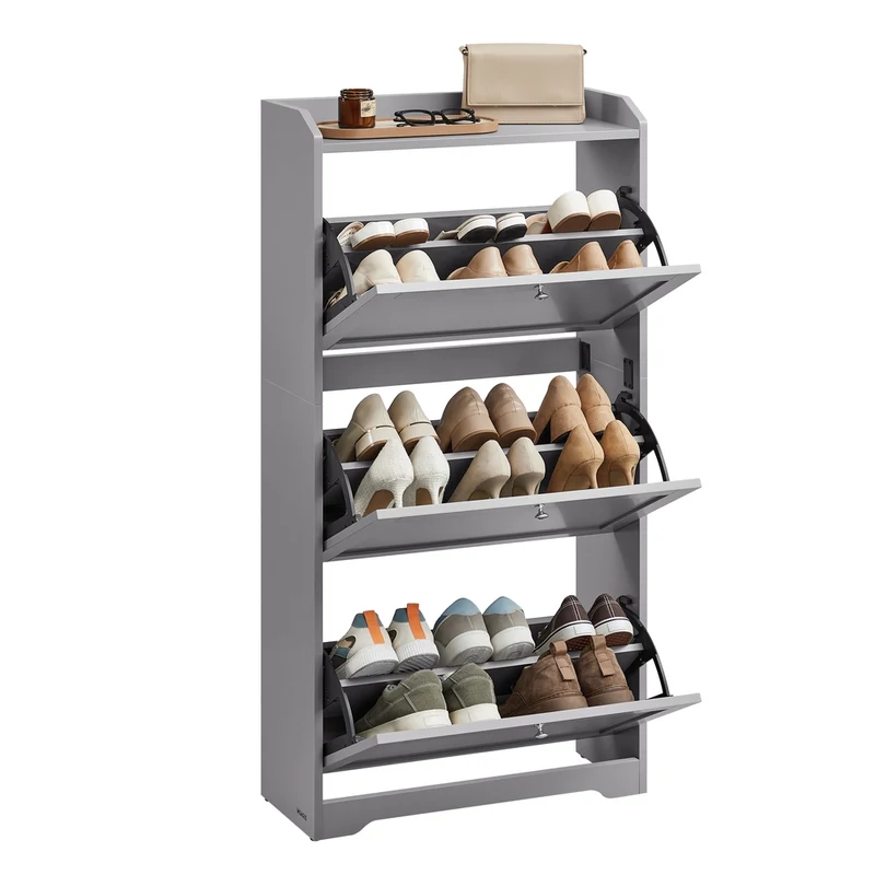 Schuhschrank mit 3 Klappen