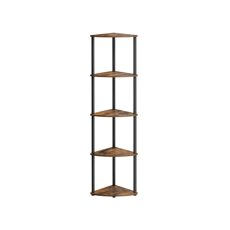 Eckregal mit 5 Ebenen