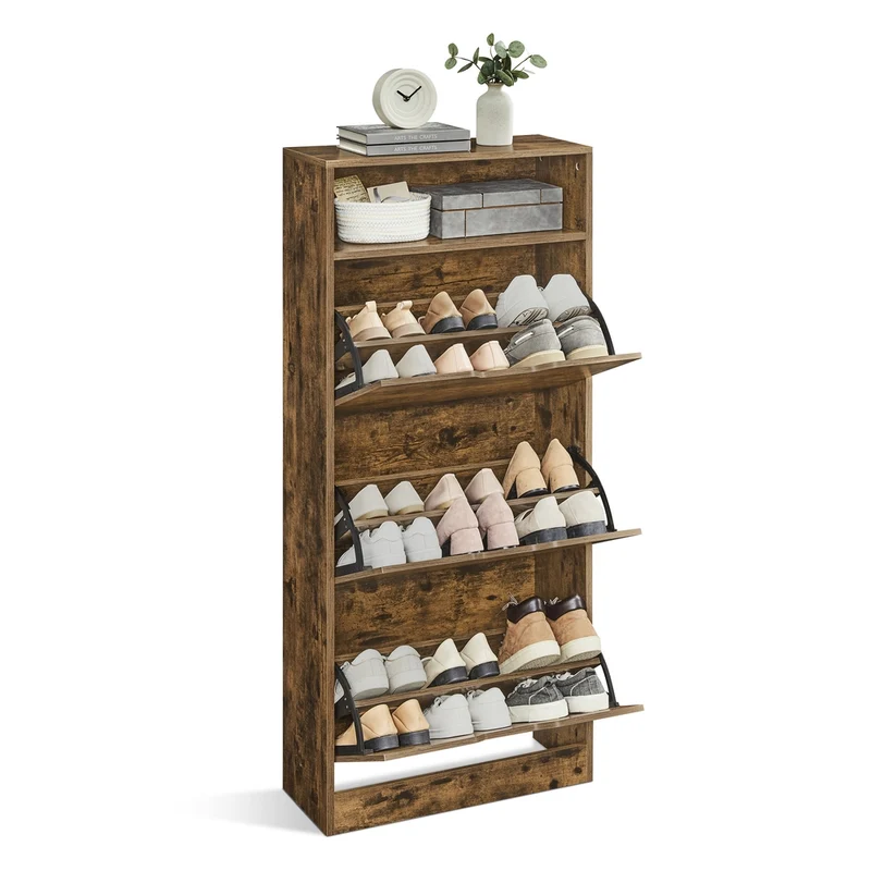 Schuhschrank 3 Klappen verstellbar