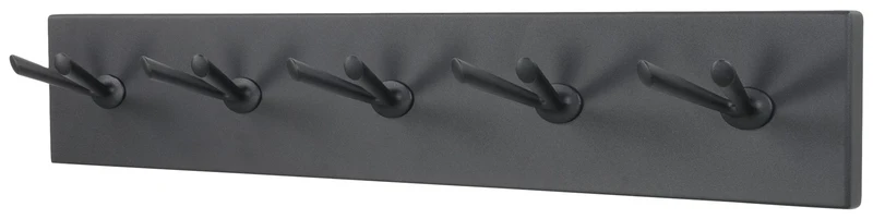 Spinder PULL 5 Garderobe: Minimalistischer Stahl, Schwarz, Modern