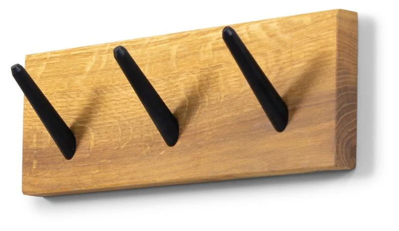 Spinder Hakenleiste Garderobe 60 Eiche Modernes Design mit 3 Haken