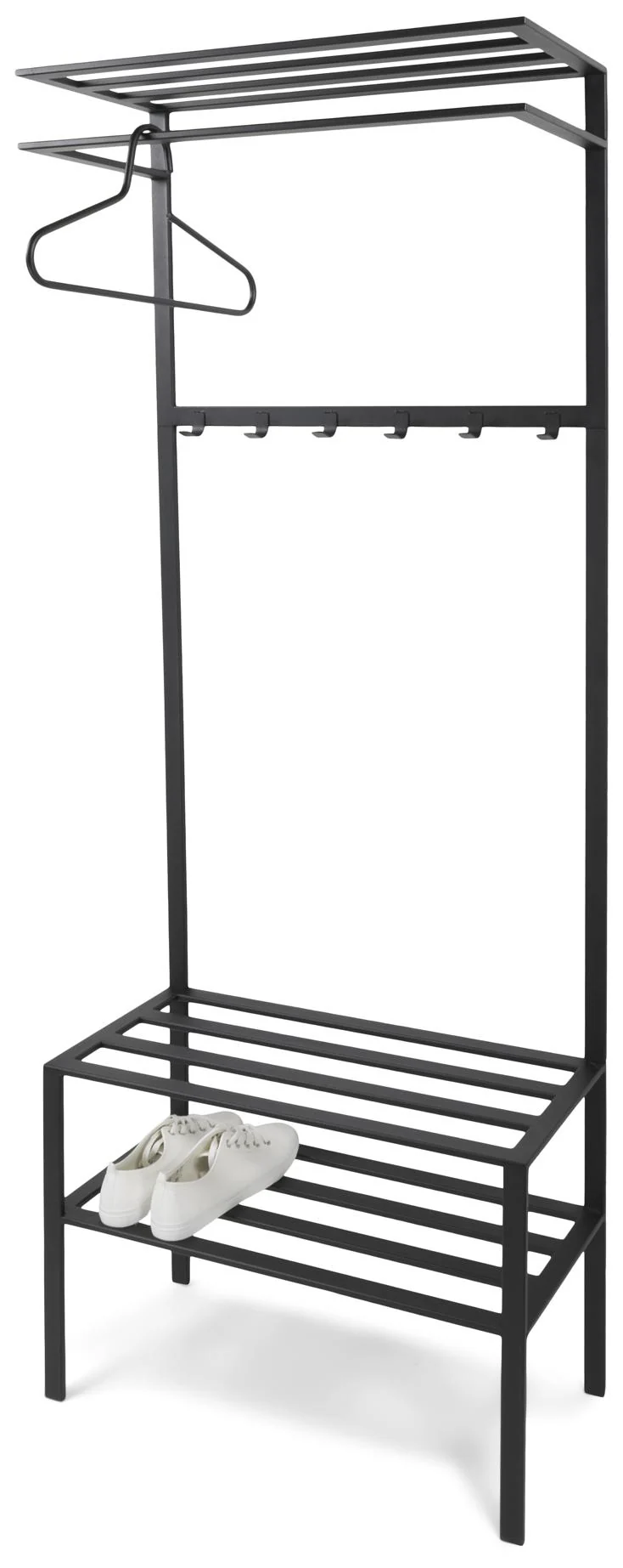 Spinder IVAR 2 Garderobe: Minimalistisches Design aus Stahl, Schwarz
